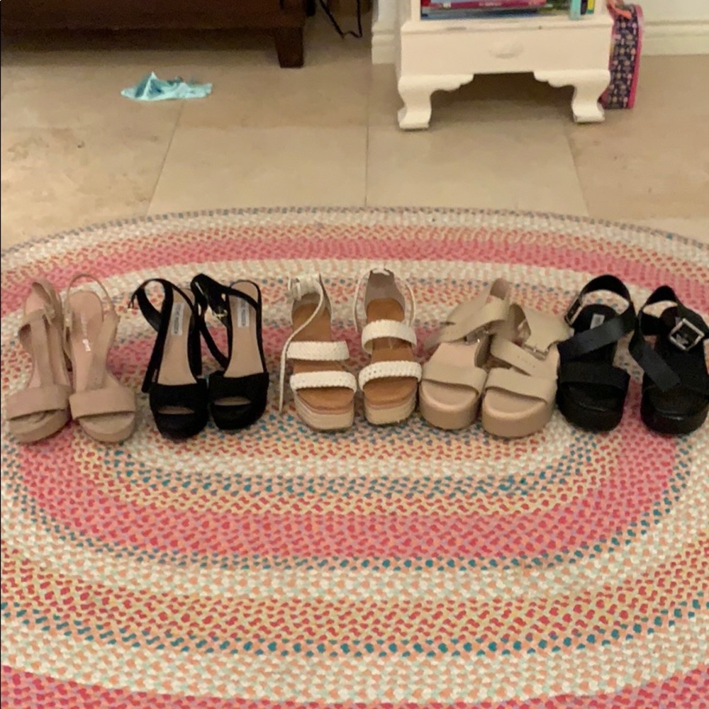 4 STEVE MADDEN tan and black 1 Chinese laundry S 7